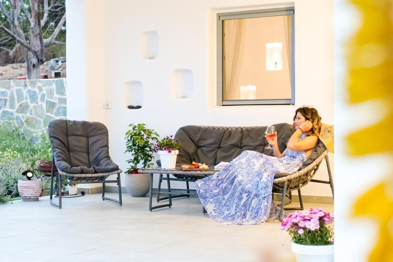 Cycladic Home On The Hill With Beautiful Views!! Agkidia Buitenkant foto
