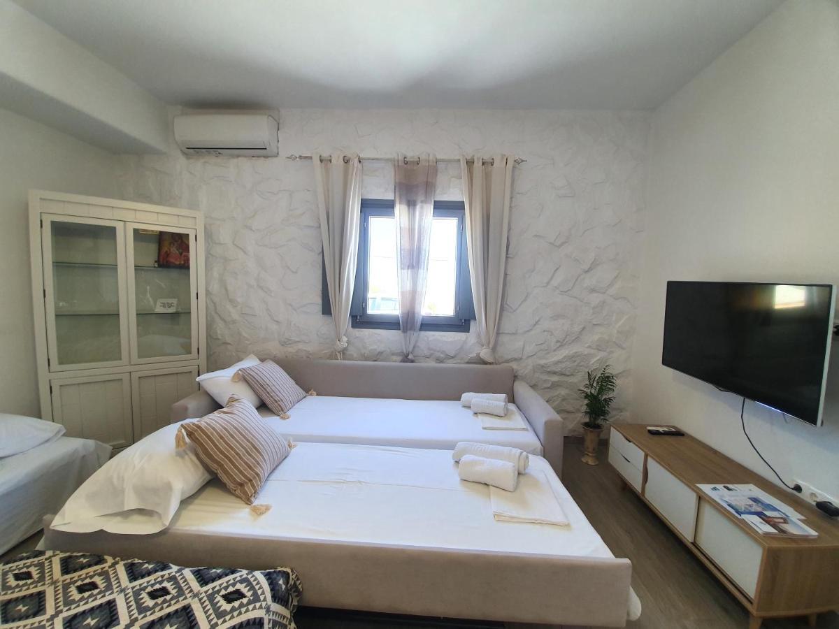 Cycladic Home On The Hill With Beautiful Views!! Agkidia Buitenkant foto